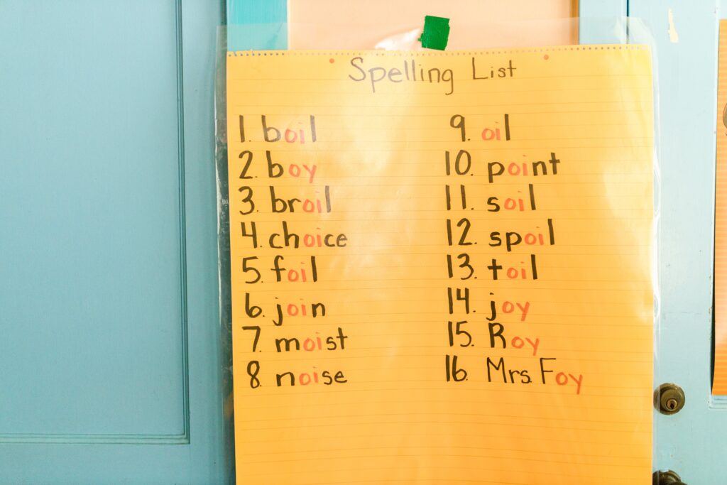 Spelling word help. Bridging the Gap Tutoring